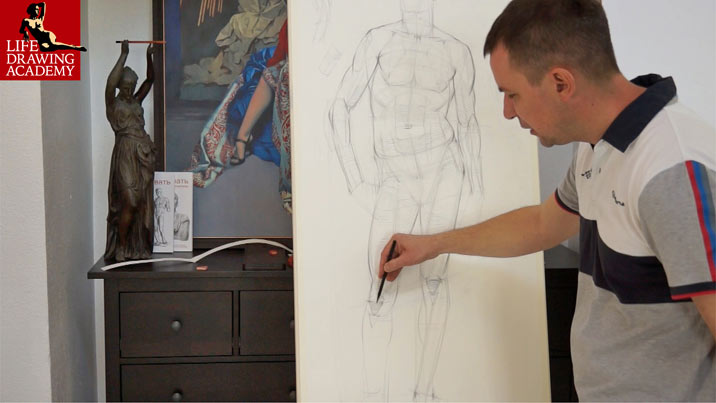 How to draw models from life - Drawing Academy