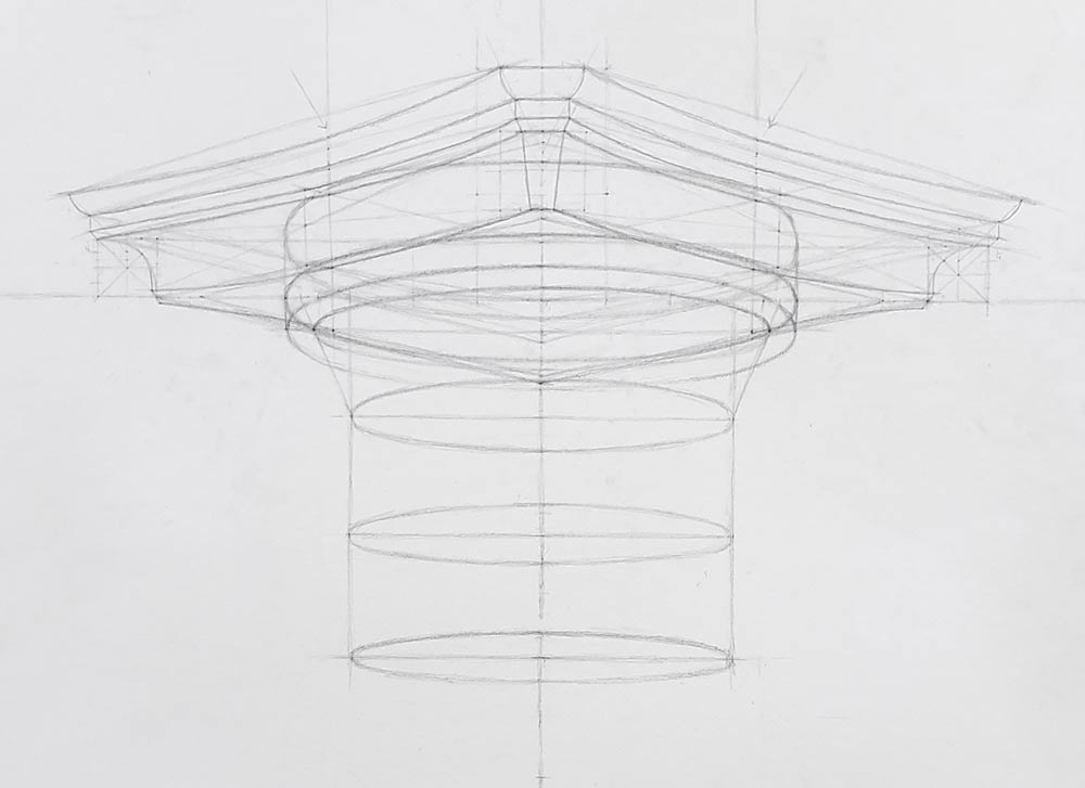 How to Draw a Corinthian Order Capital