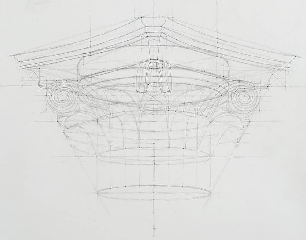 How to Draw a Corinthian Order Capital
