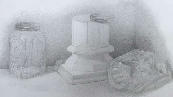 Still life drawings by Joselyn