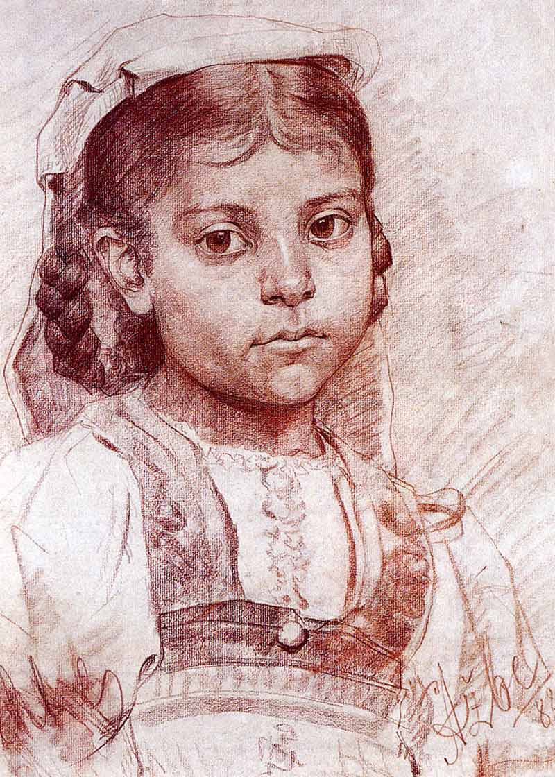 Anton Azbe - Slovene realist painter and teacher of painting. 1862 - 1905