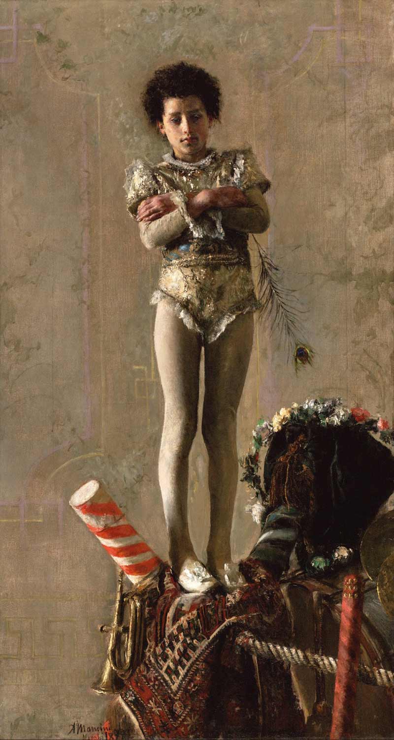 Antonio Mancini - Italian Impressionist painter. 1852 - 1930