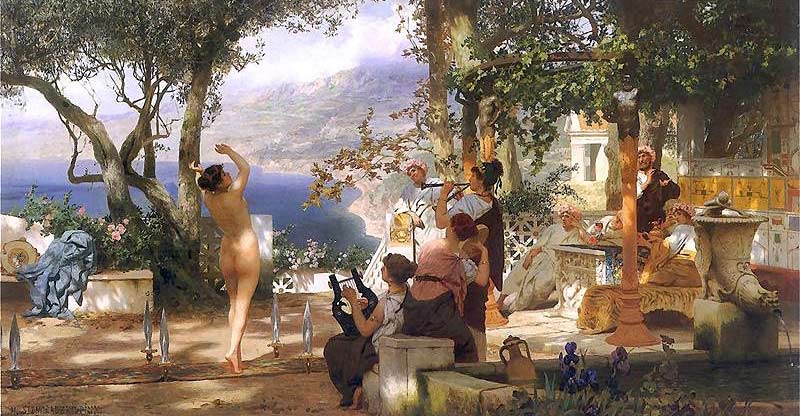 Heinrik Hector Siemeradzki - Polish Monumental academic art painter based in Rome. 1843 – 1902