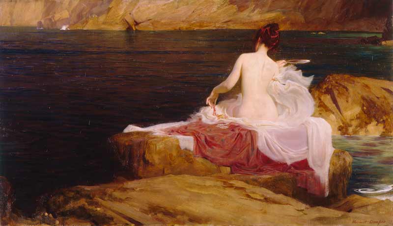 Herbert James Draper - British, Victorian Neoclassical painter. 1863 - 1920