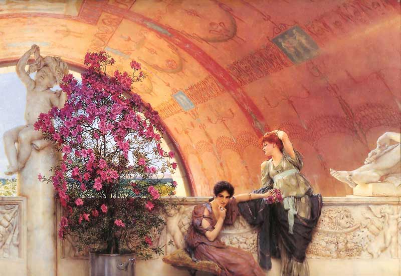 Lawrence Alma-Tadema - English Romantic artist. 1836 - 1912