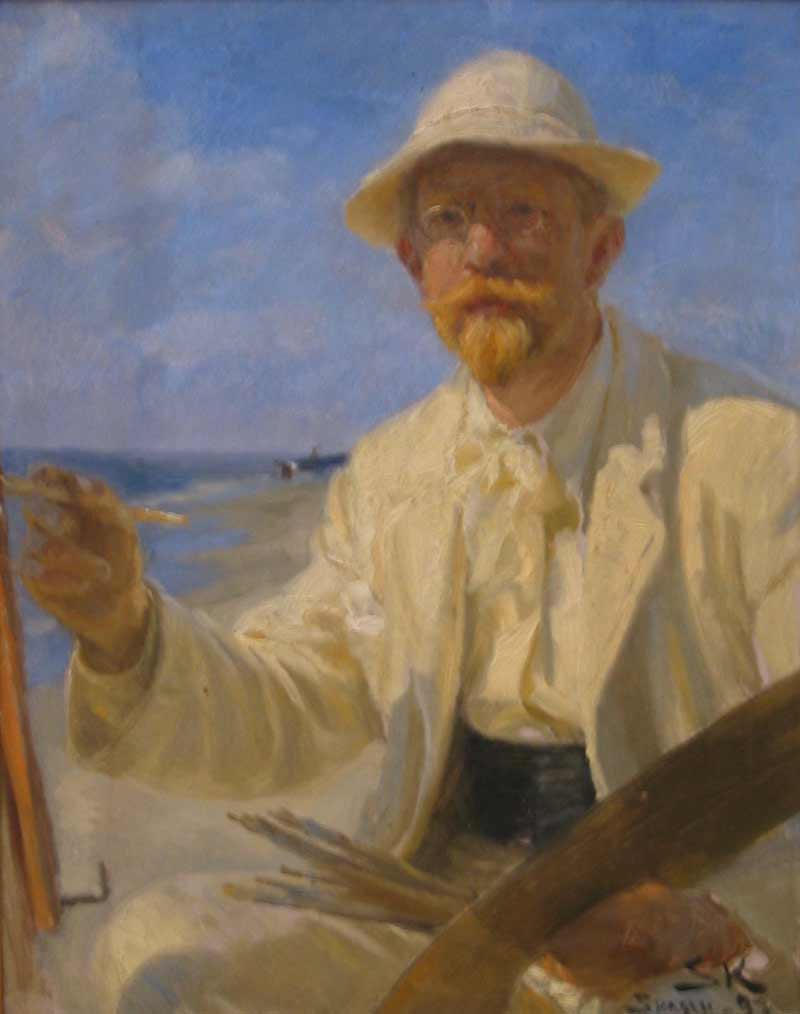 Peder Severin Kroyer - Danish painter. 1851 - 1909