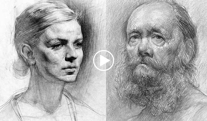 100 Portrait Drawing Tips - Life Drawing Academy