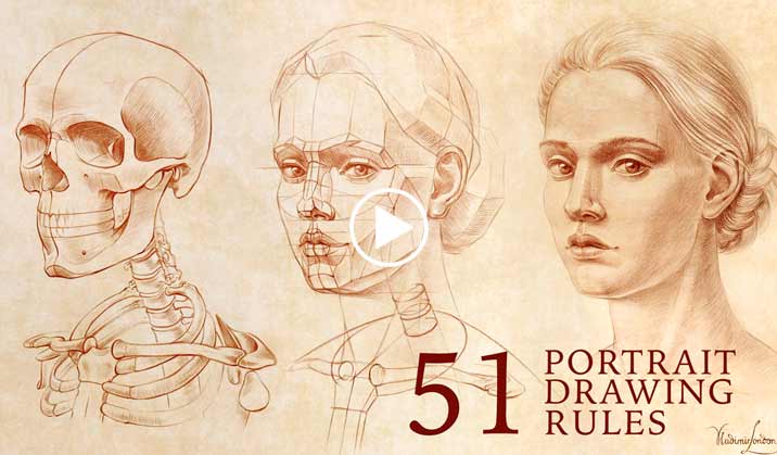 51 Portrait Drawing Rules - Life Drawing Academy