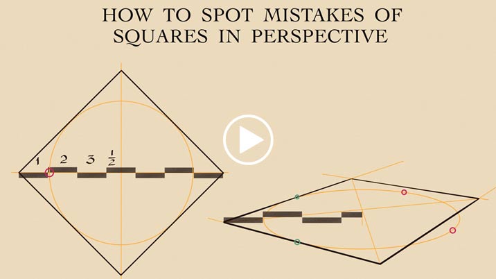 How to avoid mistakes when drawing in perspective