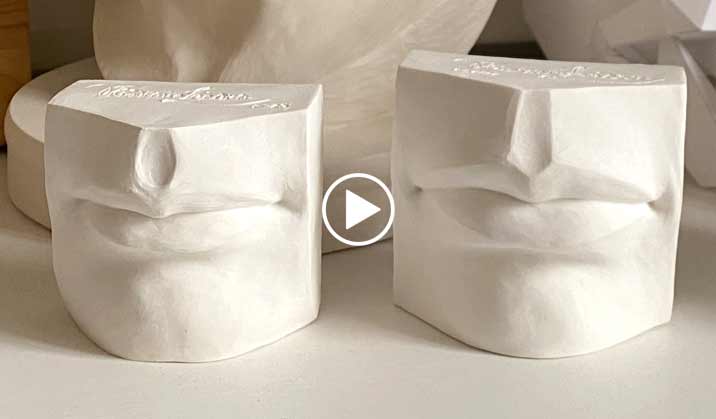 How to Cast a Mouth Sculpture - Life Drawing Academy