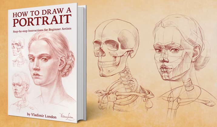 Book - How to Draw a Portrait by Vladimir London