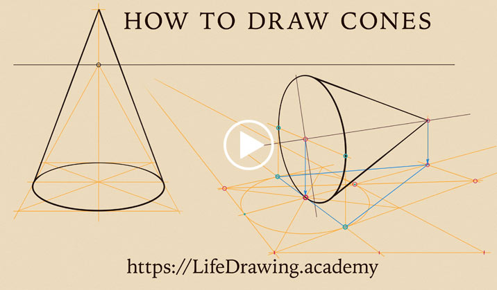 How to Draw Cones - Life Drawing Academy