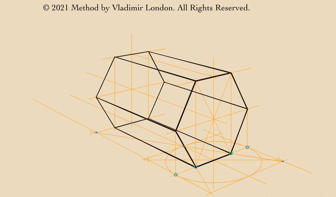 How to Draw Hexagonal Prisms