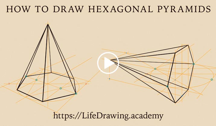 how-to-draw-hexagonal-pyramids - Life Drawing Academy