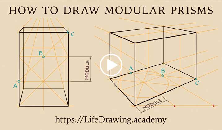 How to Draw Modular Prisms - Life Drawing Academy
