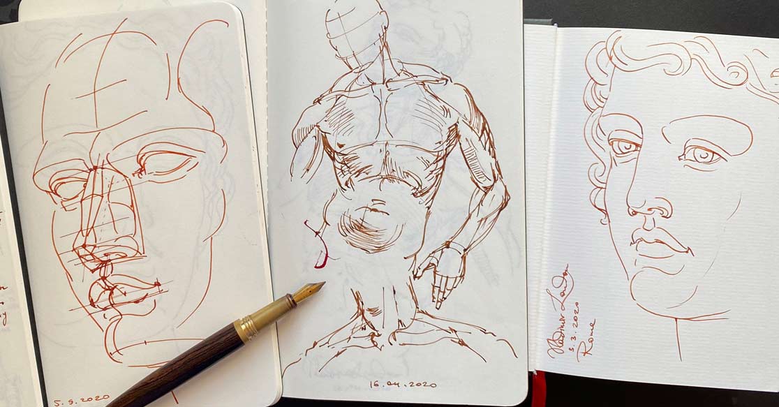 How to get good skills by drawing just 20 minutes a day