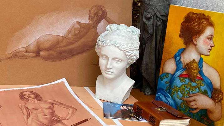 How to learn drawing figures and portraits from life