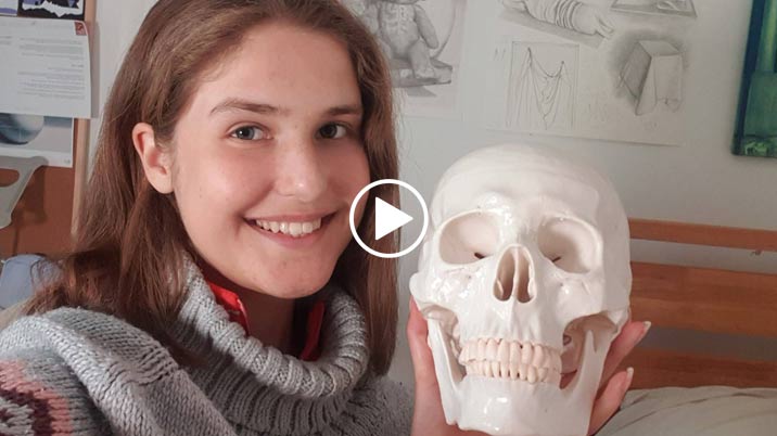 how to sculpt and draw a skull - Life Drawing Academy
