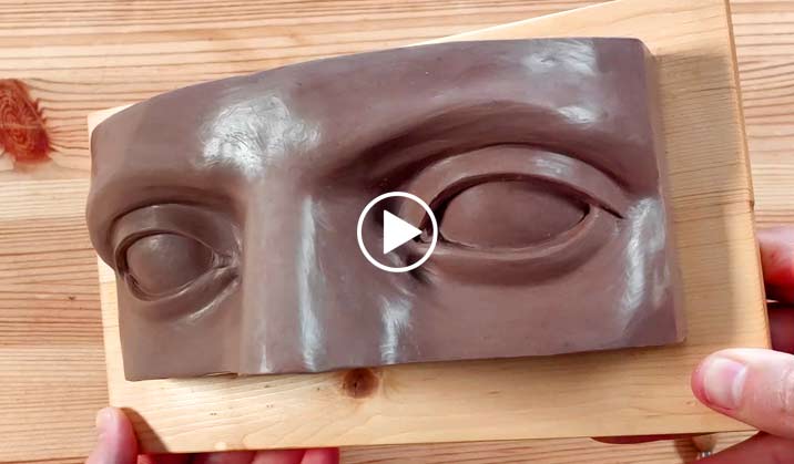 How to Sculpt Eyes - Life Drawing Academy