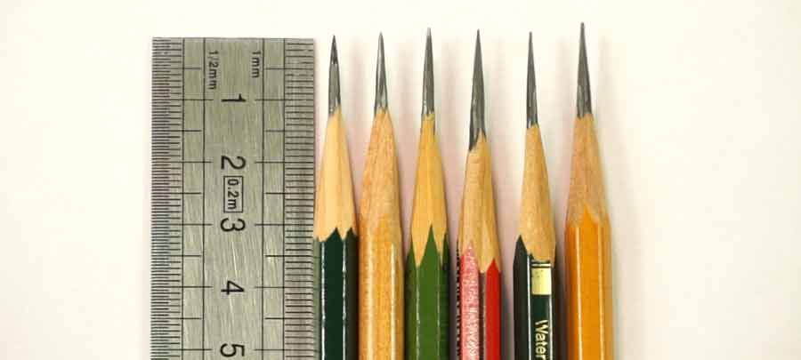 Basic Drawing Technique - How To Sharpen A Drawing Pencil 