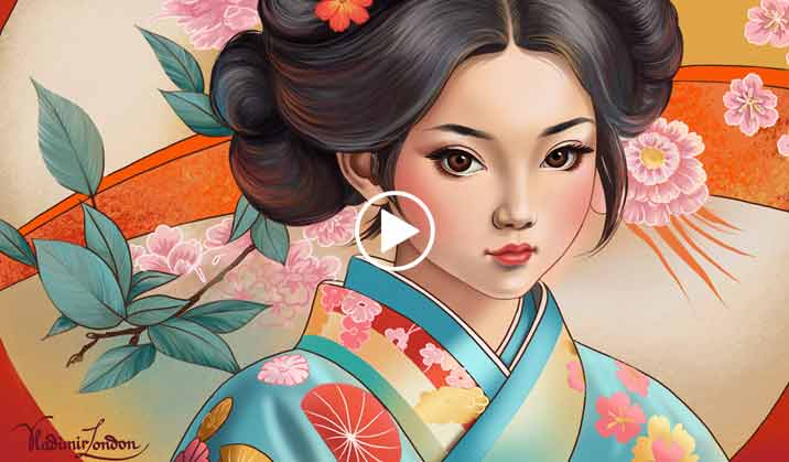 Huion Kamvas Pro 19 - Manga Drawing by Vladimir London