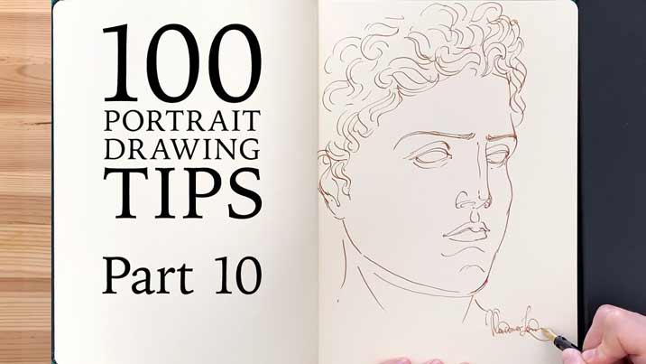 100 Portrait Drawing Tips - Life Drawing Academy