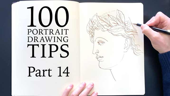 100 Portrait Drawing Tips - Life Drawing Academy