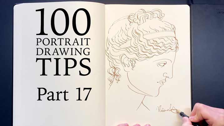 100 Portrait Drawing Tips - Life Drawing Academy