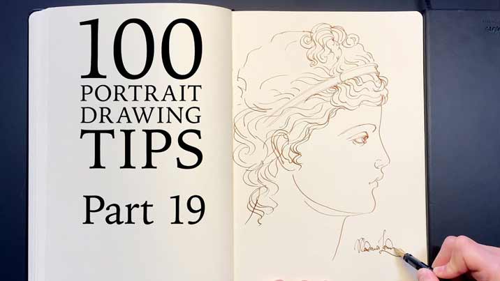 100 Portrait Drawing Tips - Life Drawing Academy