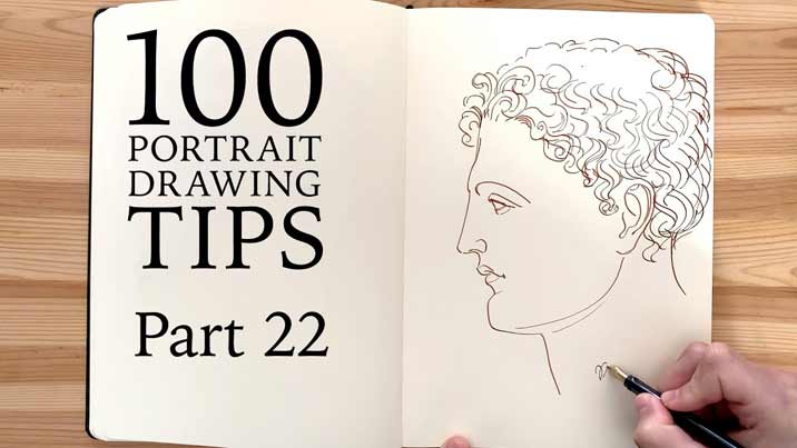 100 Portrait Drawing Tips - Life Drawing Academy