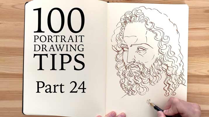 100 Portrait Drawing Tips - Life Drawing Academy