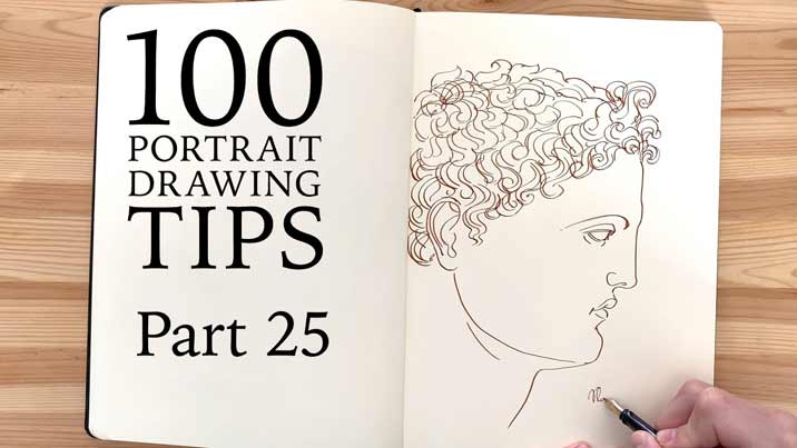 100 Portrait Drawing Tips - Life Drawing Academy