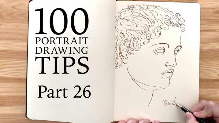 100 Portrait Drawing Tips - Life Drawing Academy