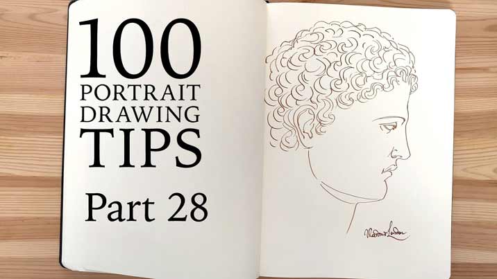 100 Portrait Drawing Tips - Life Drawing Academy