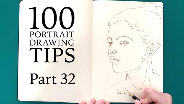 100 Portrait Drawing Tips - Life Drawing Academy