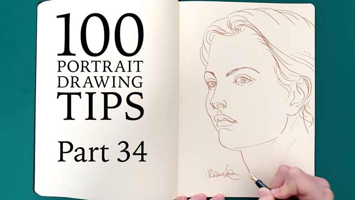 100 Portrait Drawing Tips - Life Drawing Academy