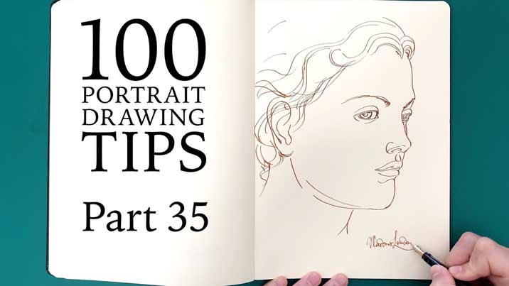 100 Portrait Drawing Tips - Life Drawing Academy