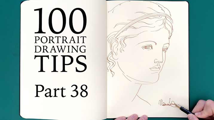 100 Portrait Drawing Tips - Life Drawing Academy