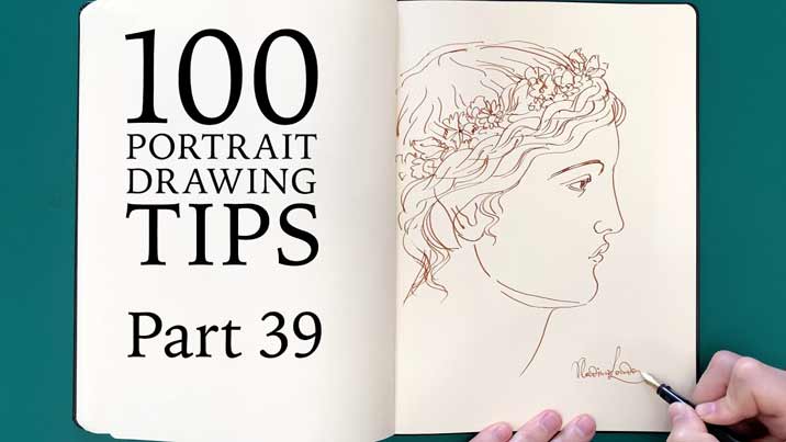 100 Portrait Drawing Tips - Life Drawing Academy