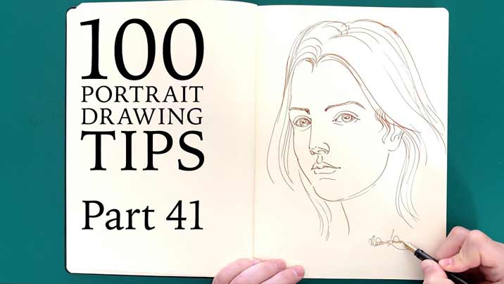 100 Portrait Drawing Tips - Life Drawing Academy