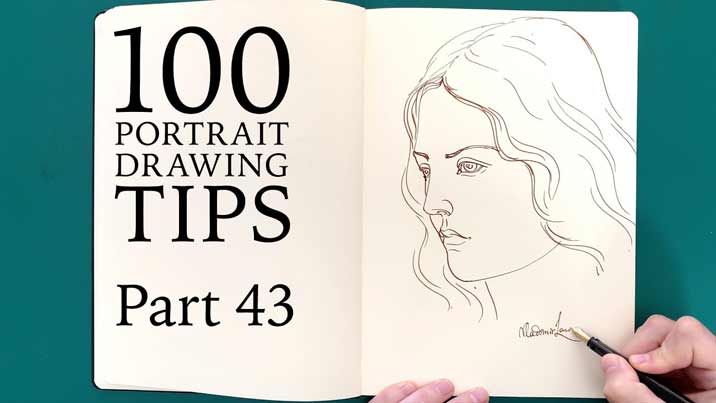 100 Portrait Drawing Tips - Life Drawing Academy