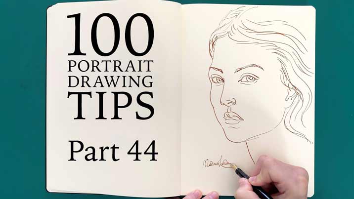 100 Portrait Drawing Tips - Life Drawing Academy