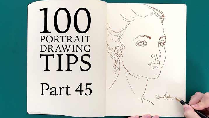 100 Portrait Drawing Tips - Life Drawing Academy