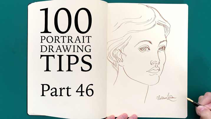 100 Portrait Drawing Tips - Life Drawing Academy