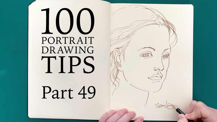 100 Portrait Drawing Tips - Life Drawing Academy