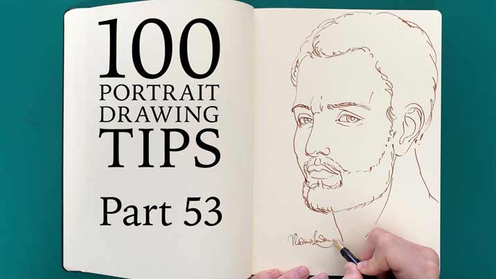 100 Portrait Drawing Tips - Life Drawing Academy