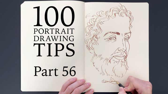 100 Portrait Drawing Tips - Life Drawing Academy