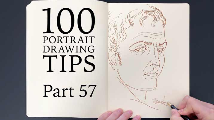 100 Portrait Drawing Tips - Life Drawing Academy