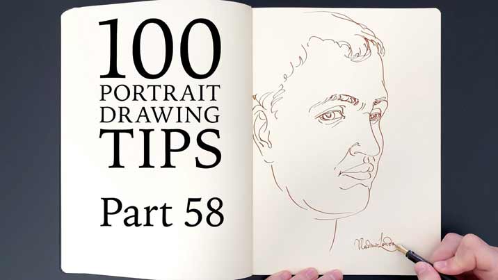 100 Portrait Drawing Tips - Life Drawing Academy