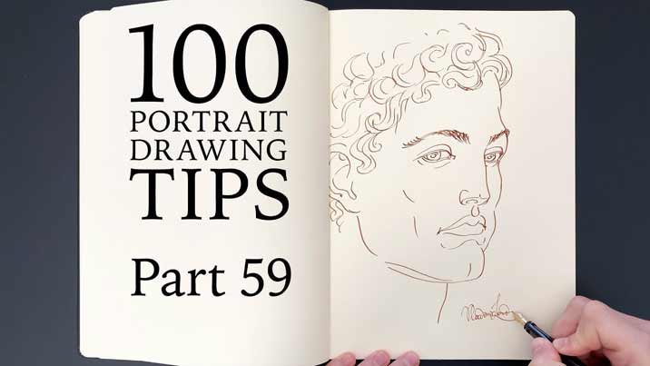 100 Portrait Drawing Tips - Life Drawing Academy